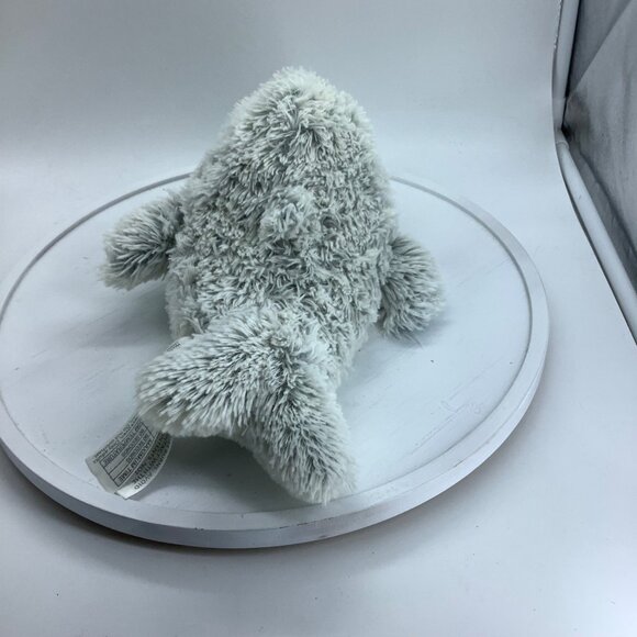 Warmies Microwavable Plush Gray White Dolphin Stuffed Animal Heat Therapy 11.5” - Picture 4 of 8